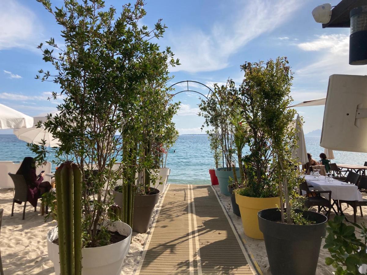 Appartement De Standing Le Velvet Bay Climatise En Bord De Mer Antibes Exterior photo
